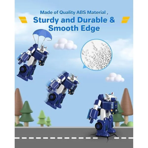 Super Wings Pauls Police Cruiser de 7 pulgadas con figura_4