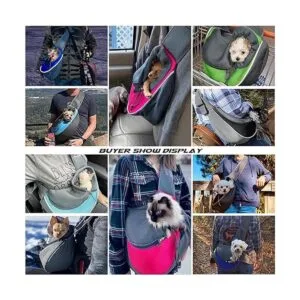 Bolsa de transporte de malla transpirable para perros y_6