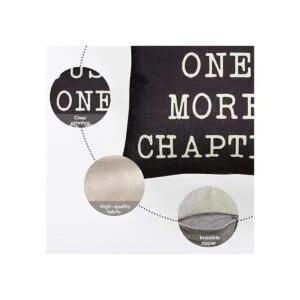 Fjfz Just One More Chapter Funda de cojín decorativa de_3