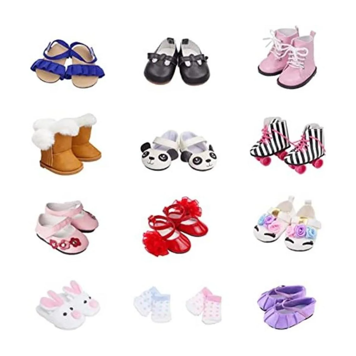 5 pares de zapatos 2 pares de calcetines para zapatos y_1