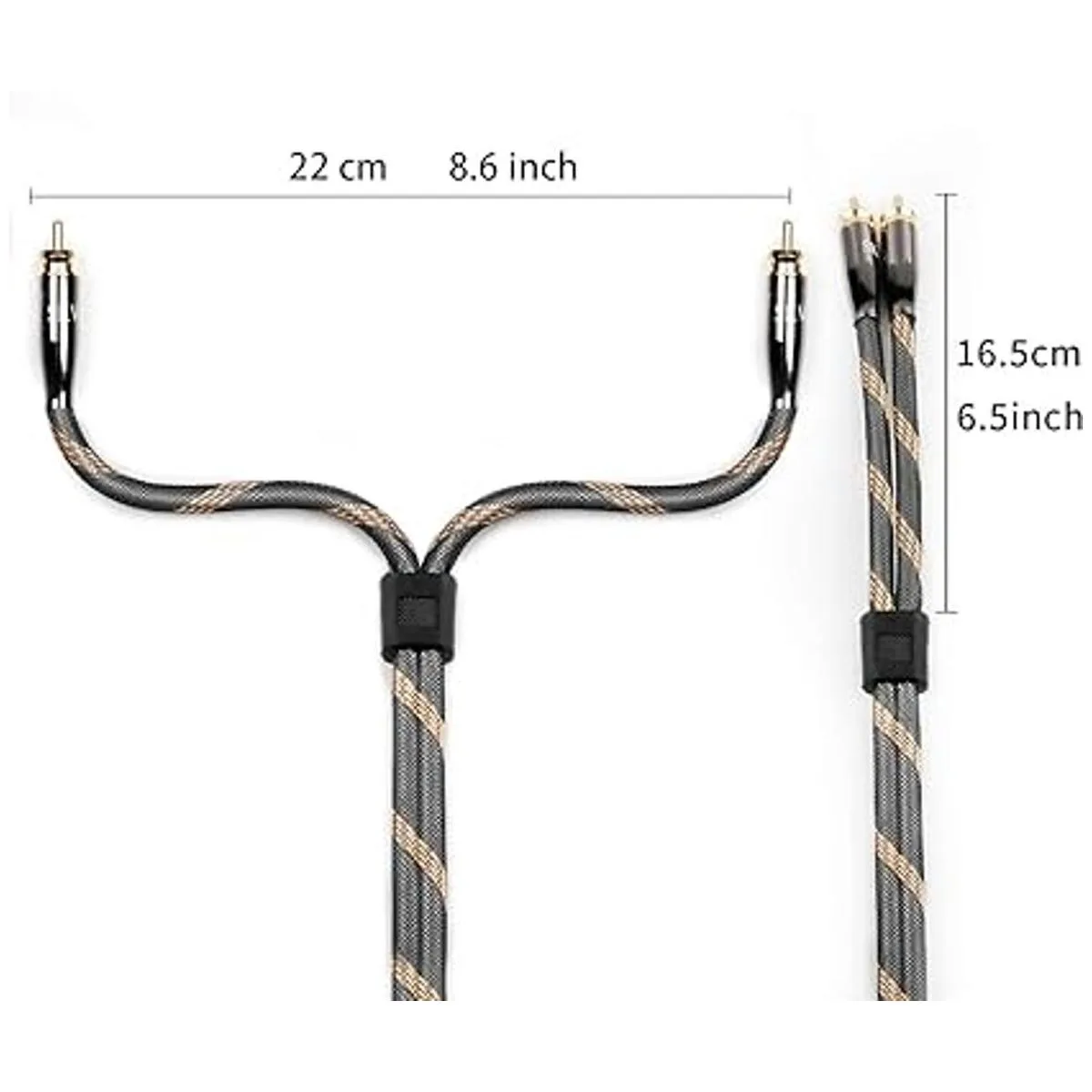 SKW Audiophiles RCA Cable 2RCA macho a 2RCA macho cable de_5