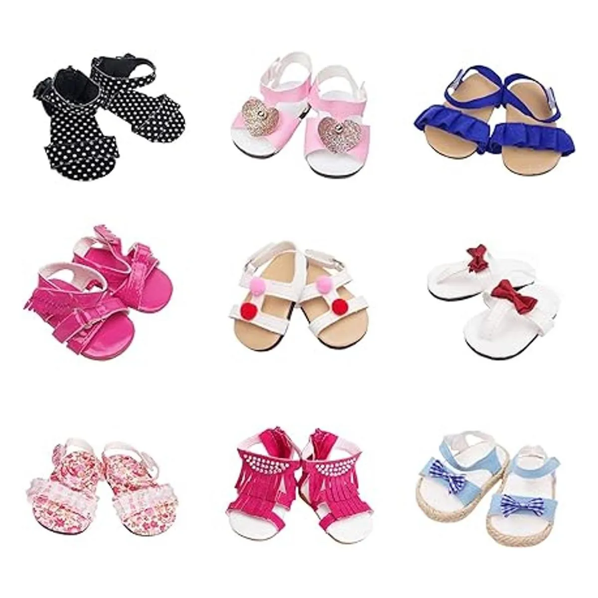 5 pares de zapatos 2 pares de calcetines para zapatos y_5