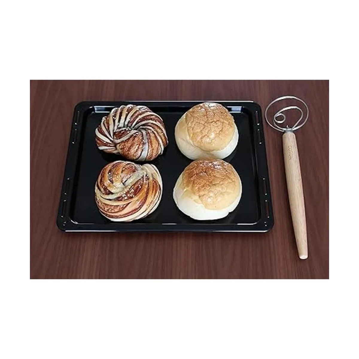 Paquete de 2 batidores de masa daneses ganchos holandeses_6