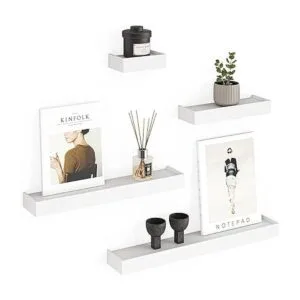 Ballucci estante para pared con repisas moderno juego de_6