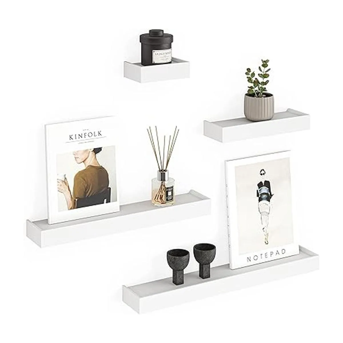 Ballucci estante para pared con repisas moderno juego de_6