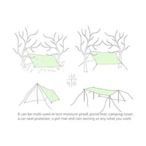 Lona de camping impermeable sin marca para picnic tienda_6