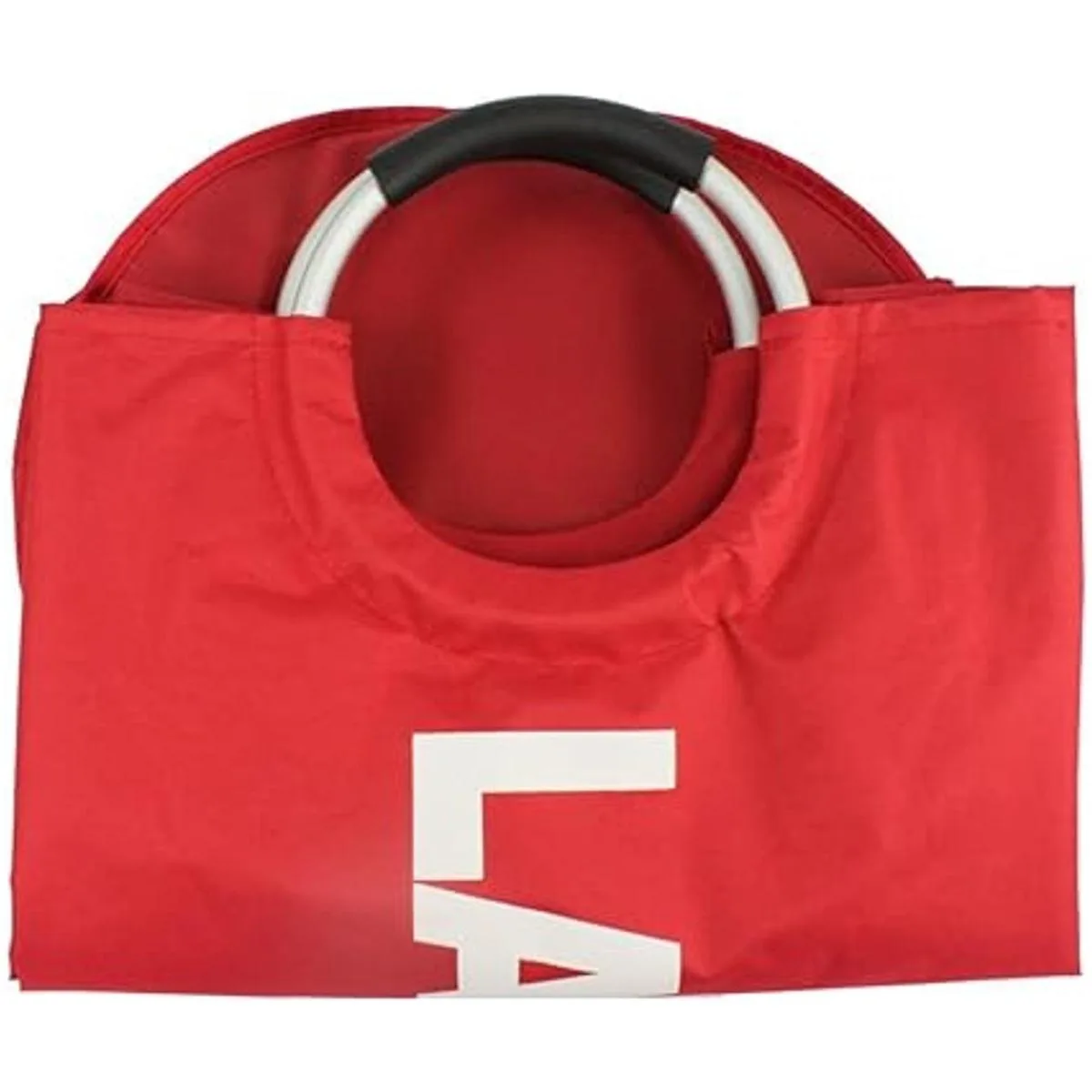 Mziart Bolsa para lavandería plegable con manijas de_4