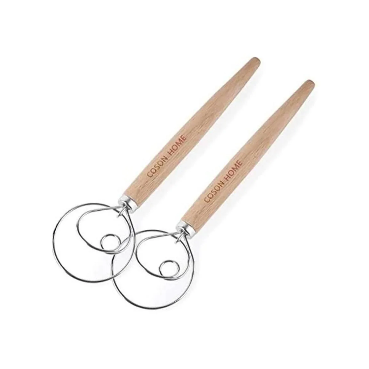 Paquete de 2 batidores de masa daneses ganchos holandeses_1