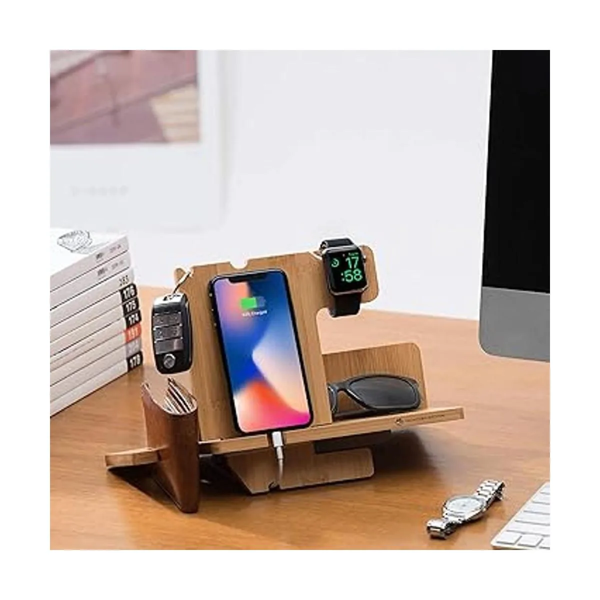 JackCubeDesign MK242A Soporte de madera para mesa de_2