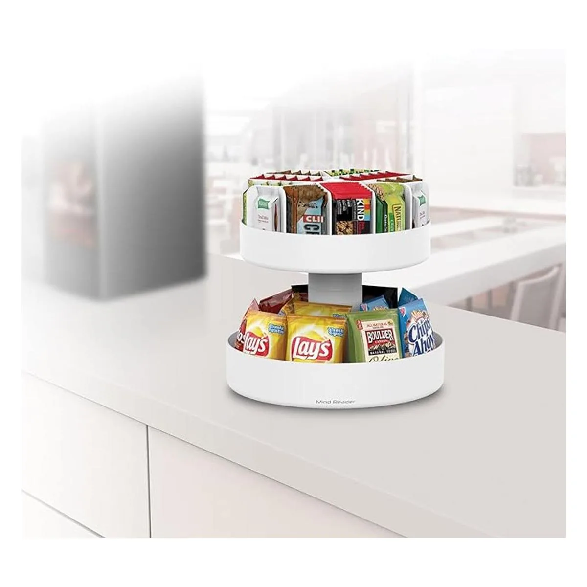 Mind Reader organizador de aperitivos Blanco_2