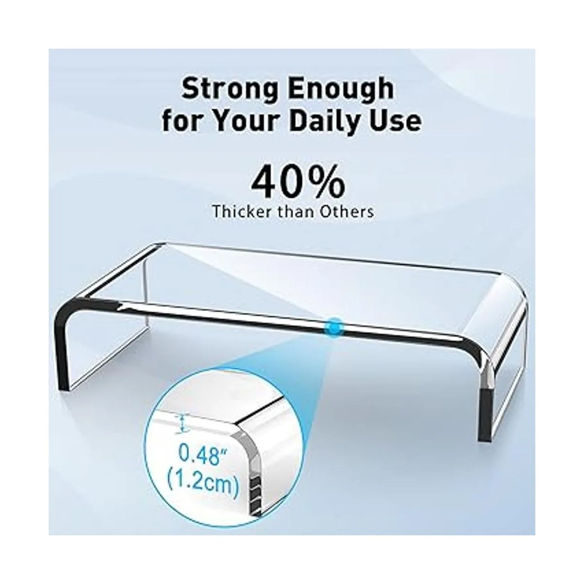 AboveTEK soporte para monitor de acrílico Multicolor 20_2