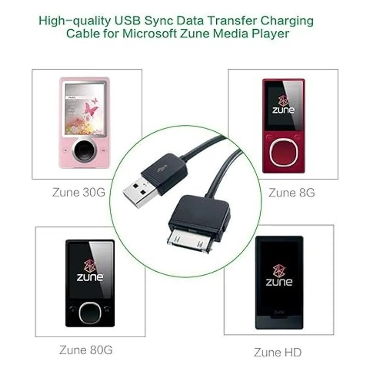 Cable USB Sync de transferencia de datos para Microsoft_6