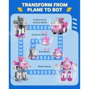 Super Wings Remolque de rescate de 7 pies con mini figura_6