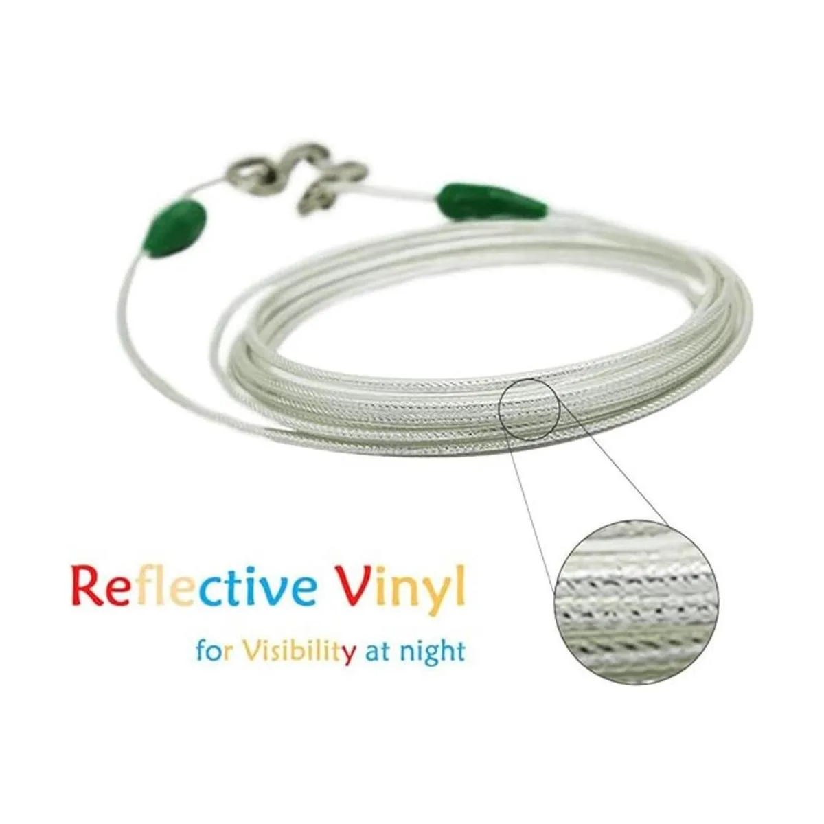 Petest Cable reflectante de amarre para perros de hasta_4