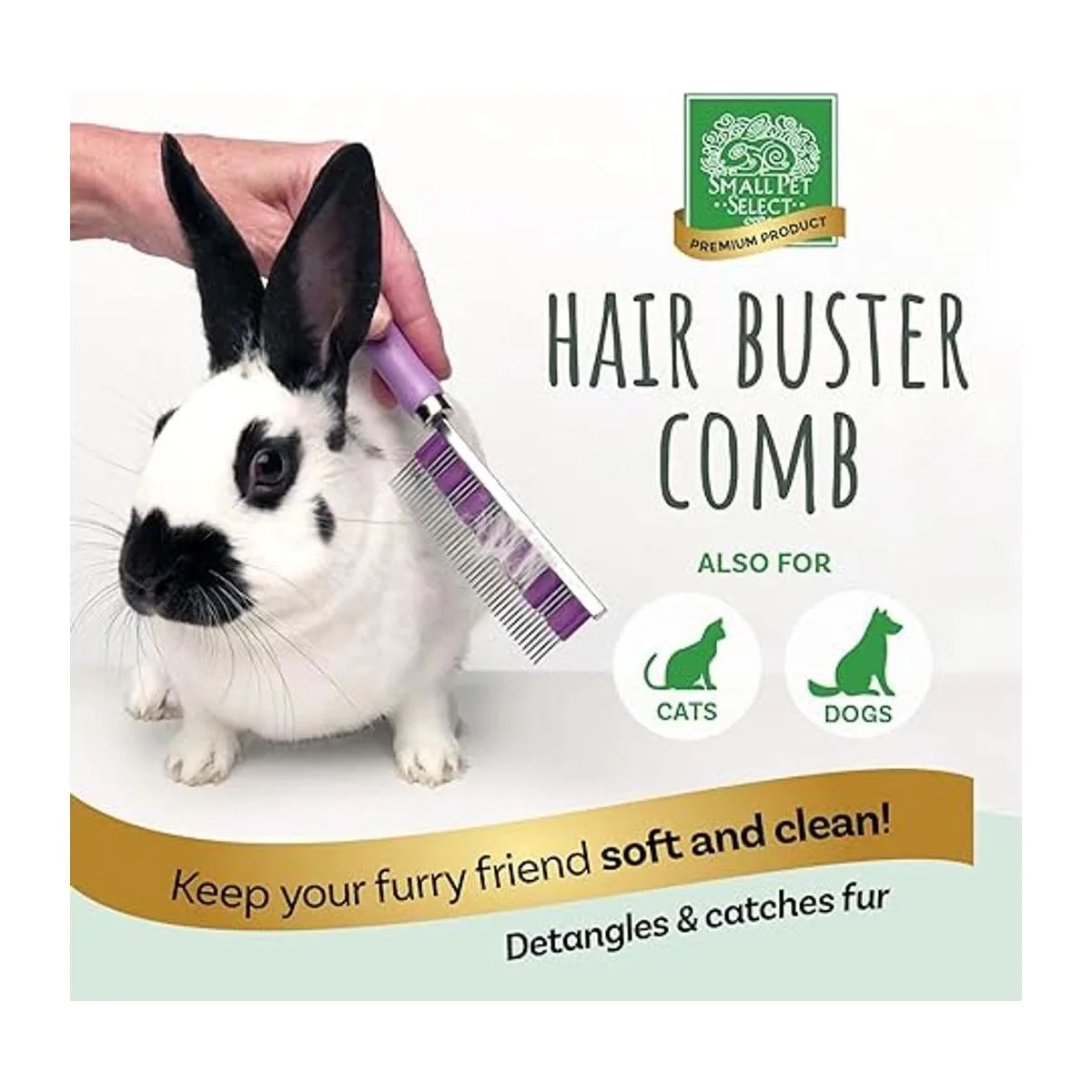 Small Pet Select Peine Buster para perros gatos y_2