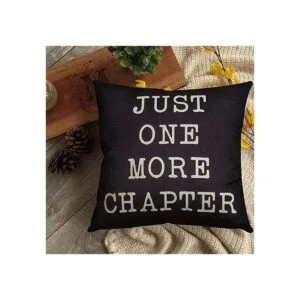 Fjfz Just One More Chapter Funda de cojín decorativa de_6