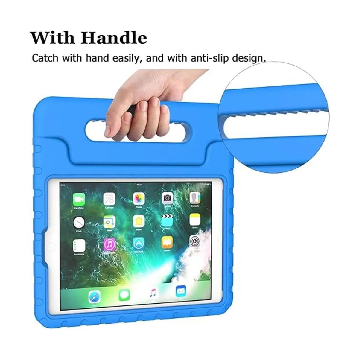 AVAWO funda para iPad 9.7 2017 para niños. Azul_2