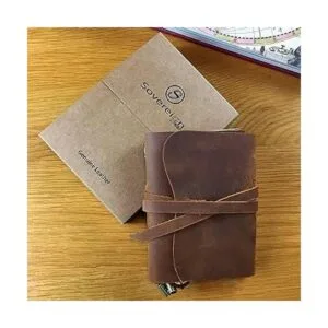 Funda para pasaporte de piel con diario de viajes_4