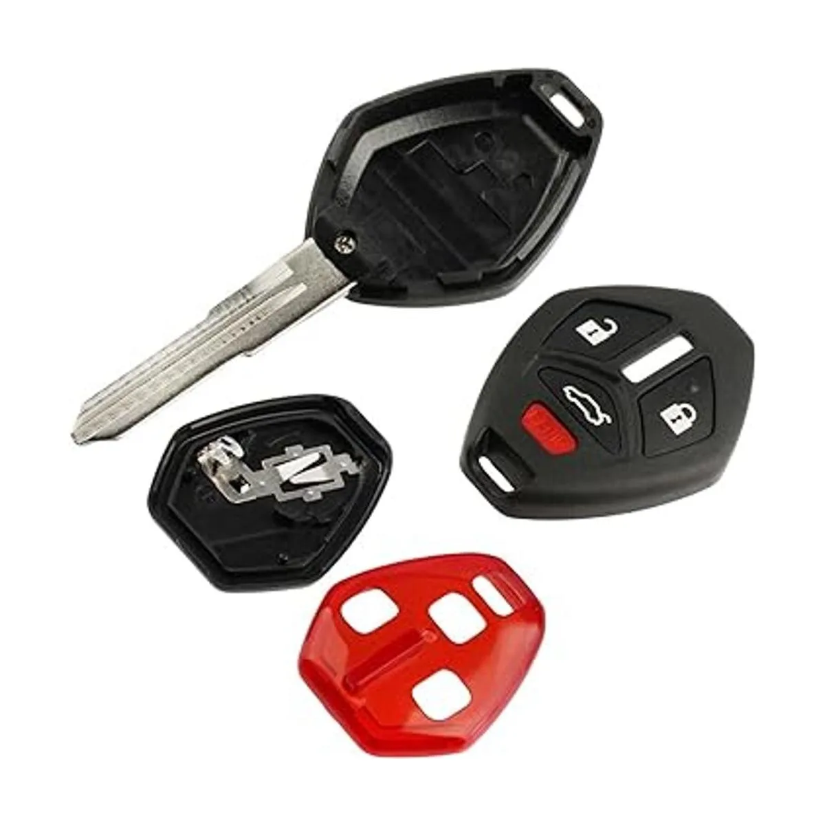 Carcasa y almohadilla para llave sin llave para Mitsubishi_2