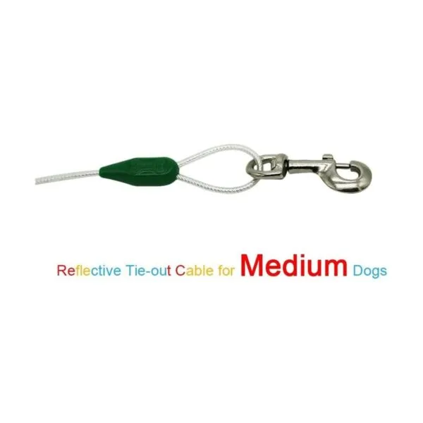 Petest Cable reflectante de amarre para perros de hasta_6