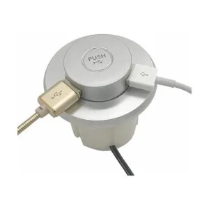 Escritorio USB con ojales concentrador USB empotrado para_4