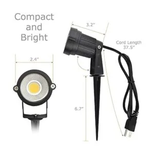 J.LUMI foto de luz LED para exteriores con estaca para el_4