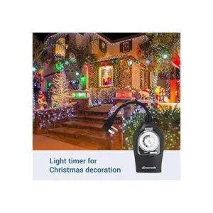 DEWENWILS Temporizador de exterior para luces impermeable_3