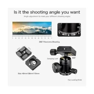 Koolehaoda Mini trípode portátil de aleación de aluminio_6