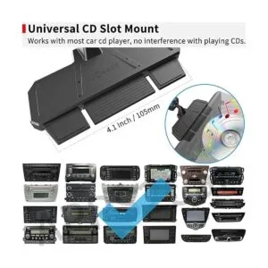 APPS2Car Soporte de teléfono para ranura de CD resistente_3