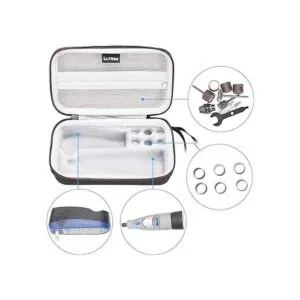 LTGEM Estuche rígido de EVA para Dremel 7300PT 4.8V_5