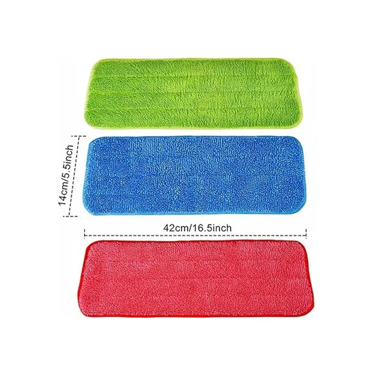 Shappy Paquete de 3 almohadillas de microfibra de repuesto_4