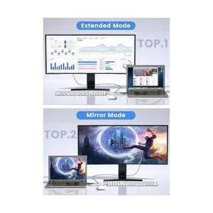 FOINNEX Convertidor de adaptador VGA a HDMI con audio_5