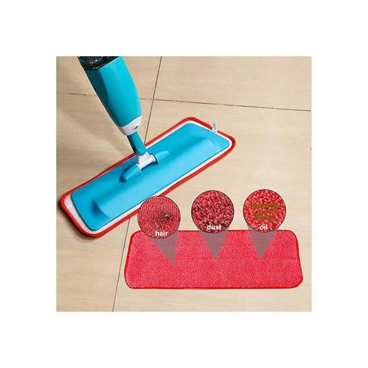 Shappy Paquete de 3 almohadillas de microfibra de repuesto_5