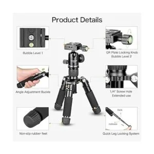 Koolehaoda Mini trípode portátil de aleación de aluminio_2