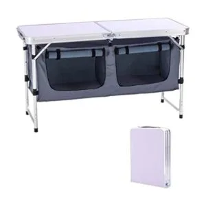 CampLand Outdoor Folding Table Aluminum Lightweight Height_1