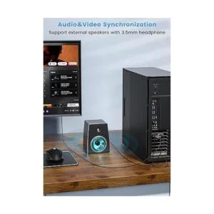 FOINNEX Convertidor de adaptador VGA a HDMI con audio_4