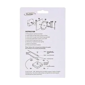 Mudder Movimiento del reloj de eje largo grosor máximo de_7