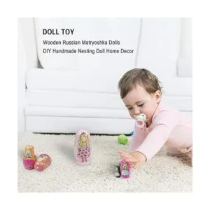 Muñecas anidadoras hechas a mano de madera rusa Matryoshka_3