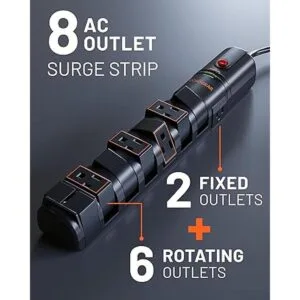 ECHOGEAR Regleta protectora contra sobretensiones con_2