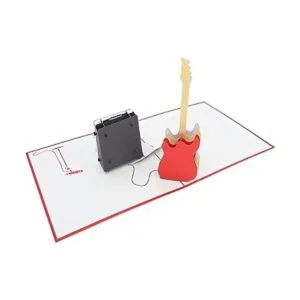 PopLife Tarjeta desplegable 3D para guitarra tarjeta de_5