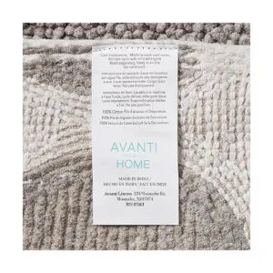 Avanti Linens Dotted Circles Collection Alfombra de baño_3
