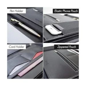 STYLIO carpeta portafolios con cremallera organizador de_3