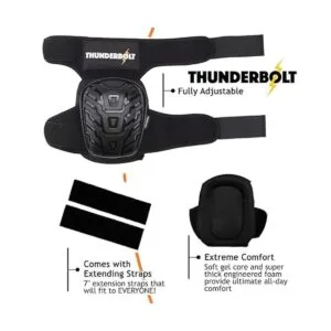 Rodilleras Thunderbolt de trabajo para construcción_3