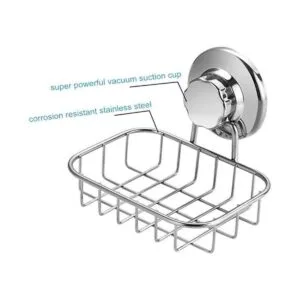 SANNO Soporte para jabonera con ventosa al vacío bandeja_2
