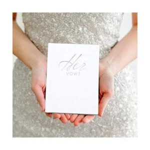 FLUYTCO Libro de votos de boda Keepsakes juego de 2_5