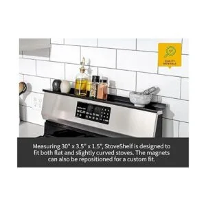 StoveShelf Estante magnético para estufa de cocina_5