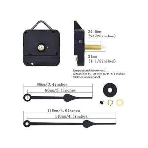 Mudder Movimiento del reloj de eje largo grosor máximo de_2