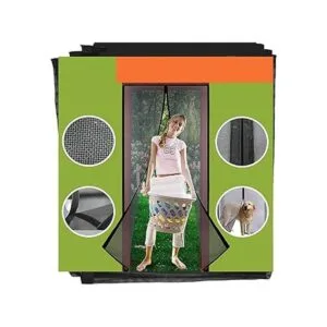 Homearda Mosquitero magnético de fibra de vidrio para_2