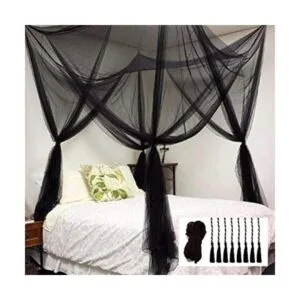 Comtelek Mosquitera para toldo de cama cuatro cortinas de_1