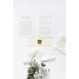 FLUYTCO Libro de votos de boda Keepsakes juego de 2_4